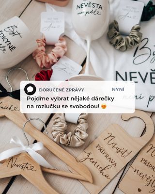 ✨ Dárky, které potěší každou svatební duši ✨ Ať už chystáš rozlučku se svobodou, svatbu nebo jen chceš poděkovat svým...