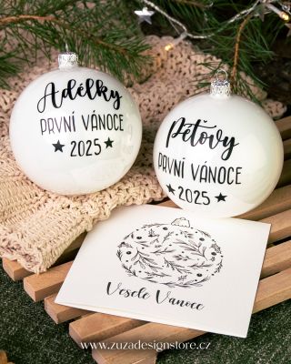🎄 Každý začátek si zaslouží svůj vlastní příběh — a ten váš může viset přímo na stromečku. Personalizované ozdoby pro...